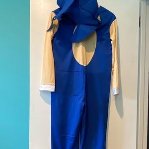 Sonic the hedgehog Halloween costume  size large 12-14